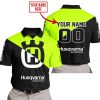 PREMIUM GIFT - CUSTOM NAME - HUSQVARNA - NEON - POLO