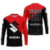 PREMIUM GIFT - CUSTOM NAME - SUZUKI - RED - JERSEY