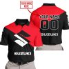 PREMIUM GIFT - CUSTOM NAME - SUZUKI - RED - POLO
