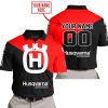PREMIUM GIFT - CUSTOM NAME - HUSQVARNA - RED - POLO