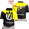 PREMIUM GIFT - CUSTOM NAME - HUSQVARNA - YELLOW - POLO