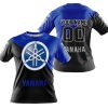PREMIUM GIFT - CUSTOM NAME - YAMAHA - BLUE - T-SHIRT