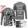 TOO FAST TO LIVE TOO YOUNG TO DIE - LIMITED EDITION - CUSTOM NAME - CAN AM - GREY - JERSEY