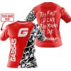 TOO FAST TO LIVE TOO YOUNG TO DIE - LIMITED EDITION - CUSTOM NAME - GAS GAS - RED - T-SHIRT