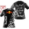 TOO FAST TO LIVE TOO YOUNG TO DIE - LIMITED EDITION - CUSTOM NAME - RED BULL - BLACK - T-SHIRT