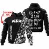 TOO FAST TO LIVE TOO YOUNG TO DIE - LIMITED EDITION - CUSTOM NAME - KTM - BLACK