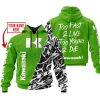 TOO FAST TO LIVE TOO YOUNG TO DIE - LIMITED EDITION - CUSTOM NAME - KAWASAKI - GREEN