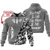 TOO FAST TO LIVE TOO YOUNG TO DIE - LIMITED EDITION - CUSTOM NAME - FLY RACING - GREY