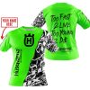 TOO FAST TO LIVE TOO YOUNG TO DIE - LIMITED EDITION - CUSTOM NAME - HUSQVARNA - GREEN - T-SHIRT