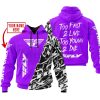 TOO FAST TO LIVE TOO YOUNG TO DIE - LIMITED EDITION - CUSTOM NAME - FLY RACING - PURPLE