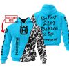 TOO FAST TO LIVE TOO YOUNG TO DIE - LIMITED EDITION - CUSTOM NAME - HUSQVARNA - SKY BLUE