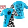 TOO FAST TO LIVE TOO YOUNG TO DIE - LIMITED EDITION - CUSTOM NAME - HUSQVARNA - SKY BLUE - T-SHIRT