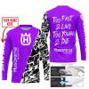TOO FAST TO LIVE TOO YOUNG TO DIE - LIMITED EDITION - CUSTOM NAME - HUSQVARNA - PURPLE - JERSEY