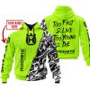 TOO FAST TO LIVE TOO YOUNG TO DIE - LIMITED EDITION - CUSTOM NAME - HUSQVARNA - NEON