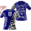 TOO FAST TO LIVE TOO YOUNG TO DIE - LIMITED EDITION - CUSTOM NAME - HUSQVARNA - NAVY - T-SHIRT