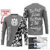 TOO FAST TO LIVE TOO YOUNG TO DIE - LIMITED EDITION - CUSTOM NAME - HUSQVARNA - GREY - JERSEY