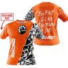 TOO FAST TO LIVE TOO YOUNG TO DIE - LIMITED EDITION - CUSTOM NAME - SEA DOO - ORANGE - T-SHIRT