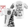 TOO FAST TO LIVE TOO YOUNG TO DIE - LIMITED EDITION - CUSTOM NAME - HUSQVARNA - WHITE - T-SHIRT