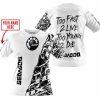 TOO FAST TO LIVE TOO YOUNG TO DIE - LIMITED EDITION - CUSTOM NAME - SEA DOO - WHITE - T-SHIRT