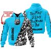 TOO FAST TO LIVE TOO YOUNG TO DIE - LIMITED EDITION - CUSTOM NAME - SEA DOO - SKY BLUE