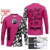 TOO FAST TO LIVE TOO YOUNG TO DIE - LIMITED EDITION - CUSTOM NAME - SEA DOO - PINK 1 - JERSEY