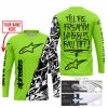 TILL THE FUCKIN FREAKIN TRAINING WHEEL FALL OFF - LIMITED EDITION - CUSTOM NAME - ALPINESTARS - GREEN 1 - JERSEY