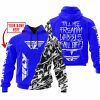 TILL THE FUCKIN FREAKIN TRAINING WHEEL FALL OFF - LIMITED EDITION - CUSTOM NAME - FLY RACING - BLUE
