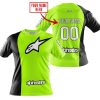 PREMIUM MX - CUSTOM NAME - ALPINESTARS - NEON - T-SHIRT