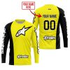 PREMIUM MX - CUSTOM NAME - ALPINESTARS - YELLOW - JERSEY
