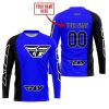 PREMIUM MX - CUSTOM NAME - FLY RACING - BLUE - JERSEY