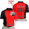 PREMIUM MX - CUSTOM NAME - CAN AM - RED - POLO
