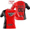 PREMIUM MX - CUSTOM NAME - FLY RACING - RED - T-SHIRT