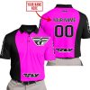 PREMIUM MX - CUSTOM NAME - FLY RACING - PINK - POLO