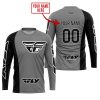 PREMIUM MX - CUSTOM NAME - FLY RACING - GREY - JERSEY