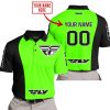 PREMIUM MX - CUSTOM NAME - FLY RACING - GREEN - POLO