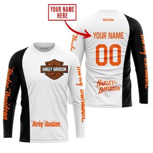 PREMIUM MX - CUSTOM NAME - HARLEY DAVIDSON - WHITE - JERSEY