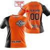 PREMIUM MX - CUSTOM NAME - HARLEY DAVIDSON - ORANGE - T-SHIRT
