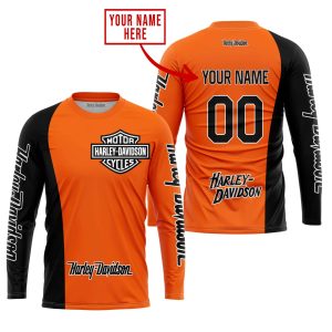 PREMIUM MX - CUSTOM NAME - HARLEY DAVIDSON - ORANGE - JERSEY