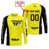 PREMIUM MX - CUSTOM NAME - FLY RACING - YELLOW - JERSEY