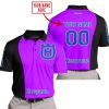 PREMIUM MX - CUSTOM NAME - HUSQVARNA - PURPLE - POLO