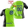 PREMIUM MX - CUSTOM NAME - HUSQVARNA - GREEN 1 - T-SHIRT
