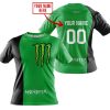 PREMIUM MX - CUSTOM NAME - MONSTER - GREEN - T-SHIRT