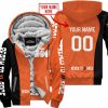 PREMIUM MX - CUSTOM NAME - KTM - ORANGE - FLEECE ZIP HOODIE