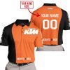 PREMIUM MX - CUSTOM NAME - KTM - ORANGE - POLO