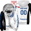 PREMIUM MX - CUSTOM NAME - HUSQVARNA - WHITE - FLEECE ZIP HOODIE