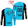 PREMIUM MX - CUSTOM NAME - FOX RACING - SKY BLUE - JERSEY