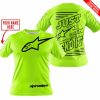 PREMIUM JUST FCKN GONNA SEND IT – CUSTOM NAME – ALPINESTARS - NEON - T-SHIRT