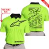 PREMIUM JUST FCKN GONNA SEND IT – CUSTOM NAME – ALPINESTARS - GREEN 1 - POLO SHIRT