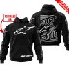 PREMIUM JUST FCKN GONNA SEND IT – CUSTOM NAME – ALPINESTARS - BLACK