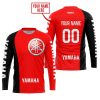 PREMIUM MX - CUSTOM NAME - YAMAHA - RED - JERSEY